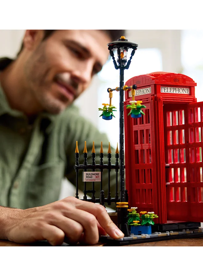 ليغو مجموعة كشك هاتف لندن الأحمر 21347 من LEGO® Ideas