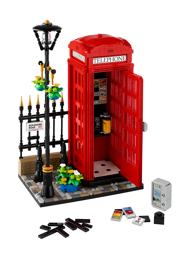 ليغو مجموعة كشك هاتف لندن الأحمر 21347 من LEGO® Ideas