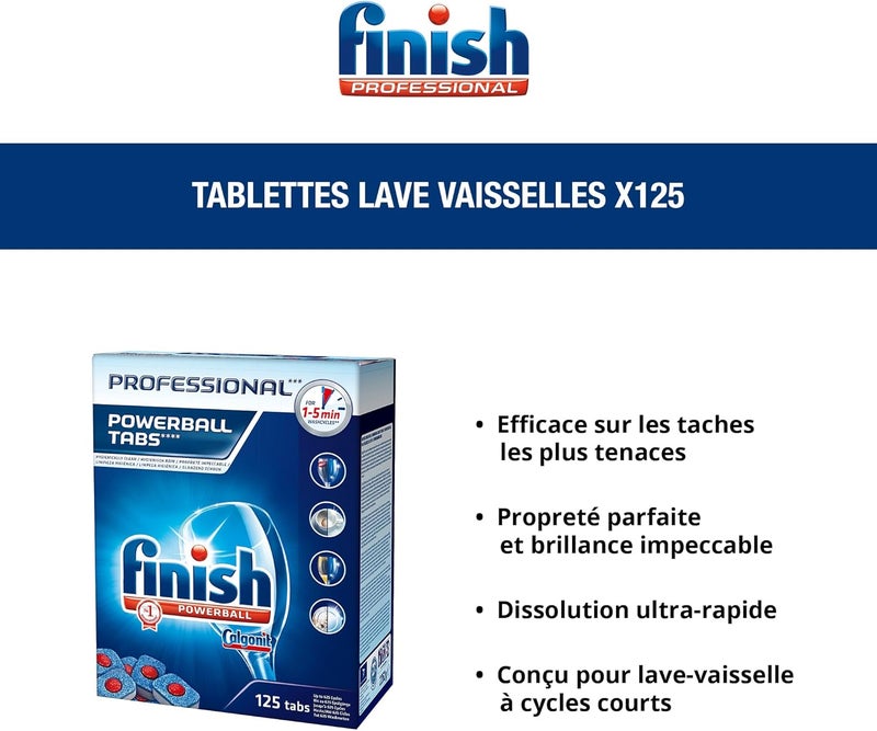 Powerball Professional Dishwasher - 125 Tablets - Image 2