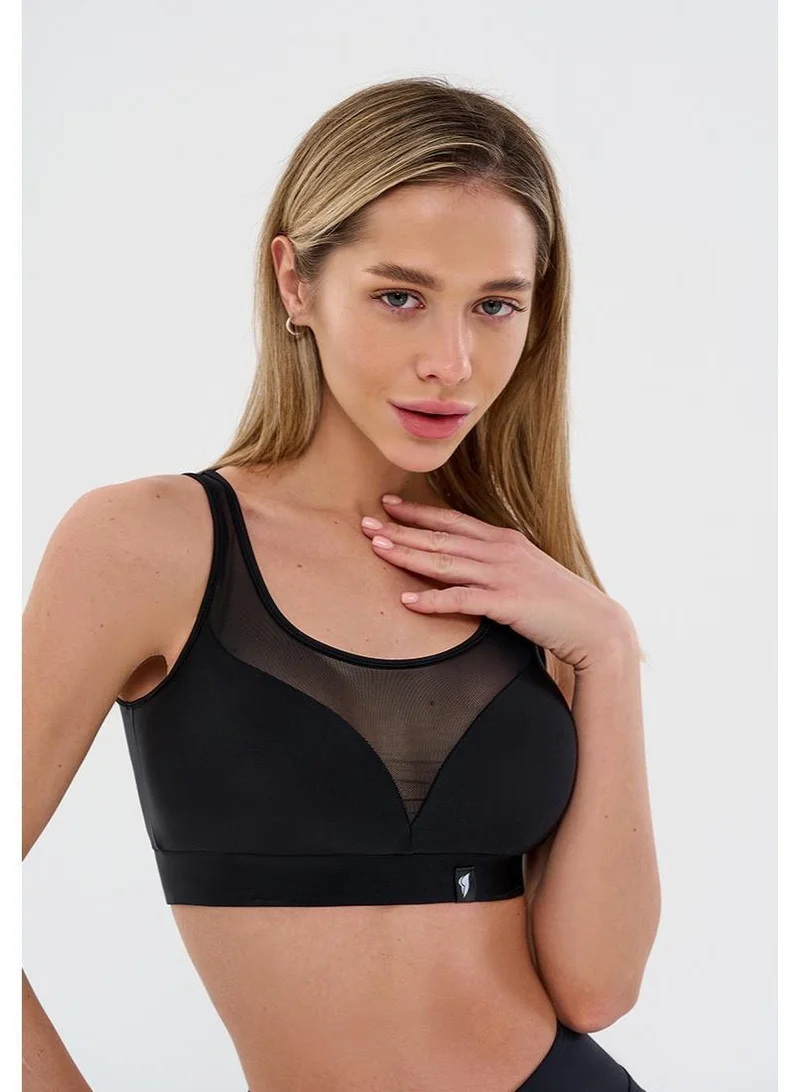 Bona Fide Gemini Top Black Gemini Sports Bra for Women for Women | Best Price UAE