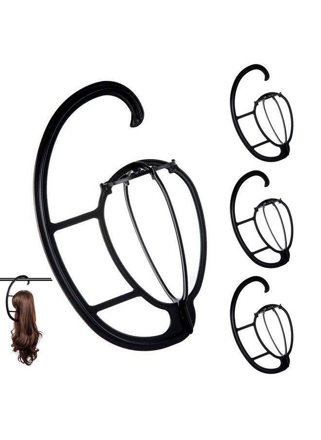 Dreamlover Dreamlover Hanging Wig Stand, Wig Head for Wigs, 4 Sets  - Image 1