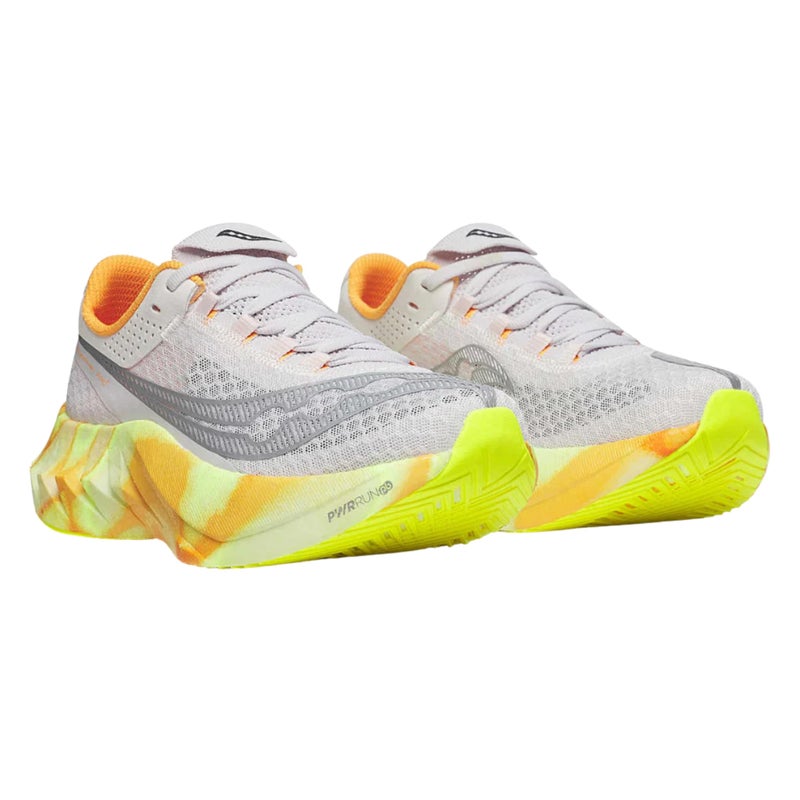 Saucony Men's Endorphin Pro 4 Sneaker, Fog/Peel, 11 - Image 3