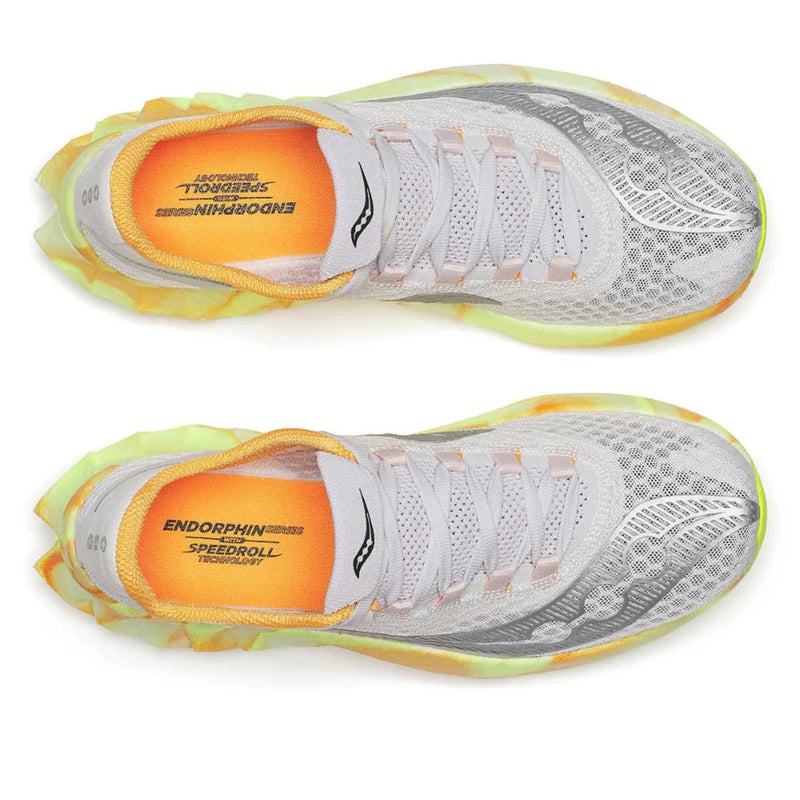 Saucony Men's Endorphin Pro 4 Sneaker, Fog/Peel, 11 - Image 4