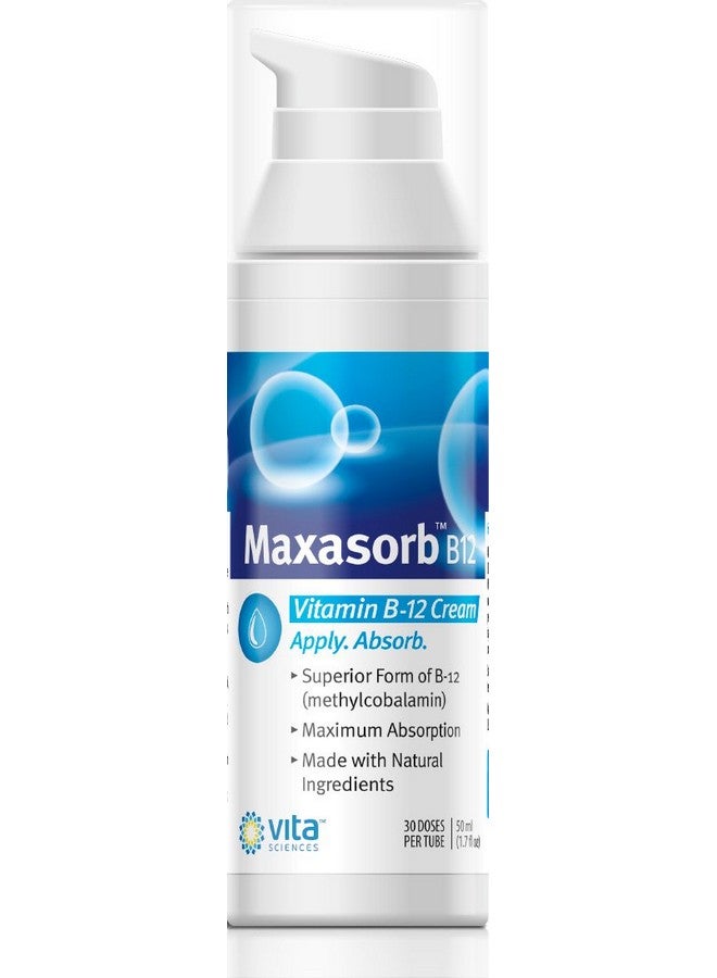 Vita Sciences Vitamin B12 Cream Methyl B 12 Methylcobalamin B12 1000 Mcg Energy Health & Vibrant Skin Powerful Topical B12 Skin Cream Helps With Eczema & Psoriasis.Energy Like B12 Patch - Image 3
