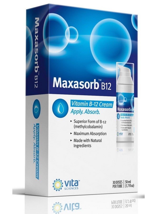 Vita Sciences Vitamin B12 Cream Methyl B 12 Methylcobalamin B12 1000 Mcg Energy Health & Vibrant Skin Powerful Topical B12 Skin Cream Helps With Eczema & Psoriasis.Energy Like B12 Patch - Image 4