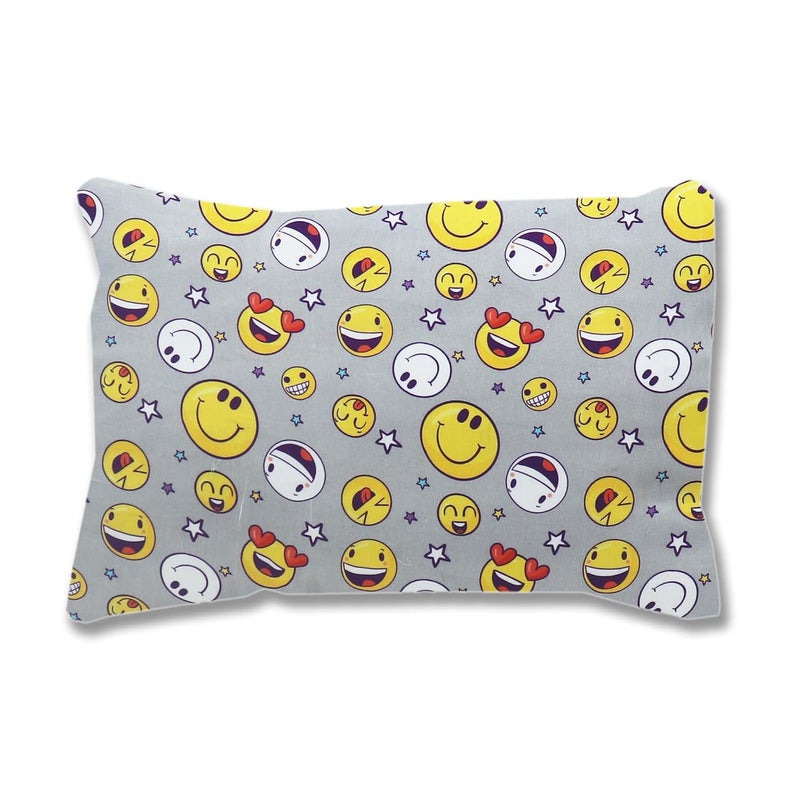 KRADYL KROFT Toddler Pillow with 100 Cotton Removable Cover 20 X 15 Inches Children Pillows Baby Pillows Smiley - Image 1
