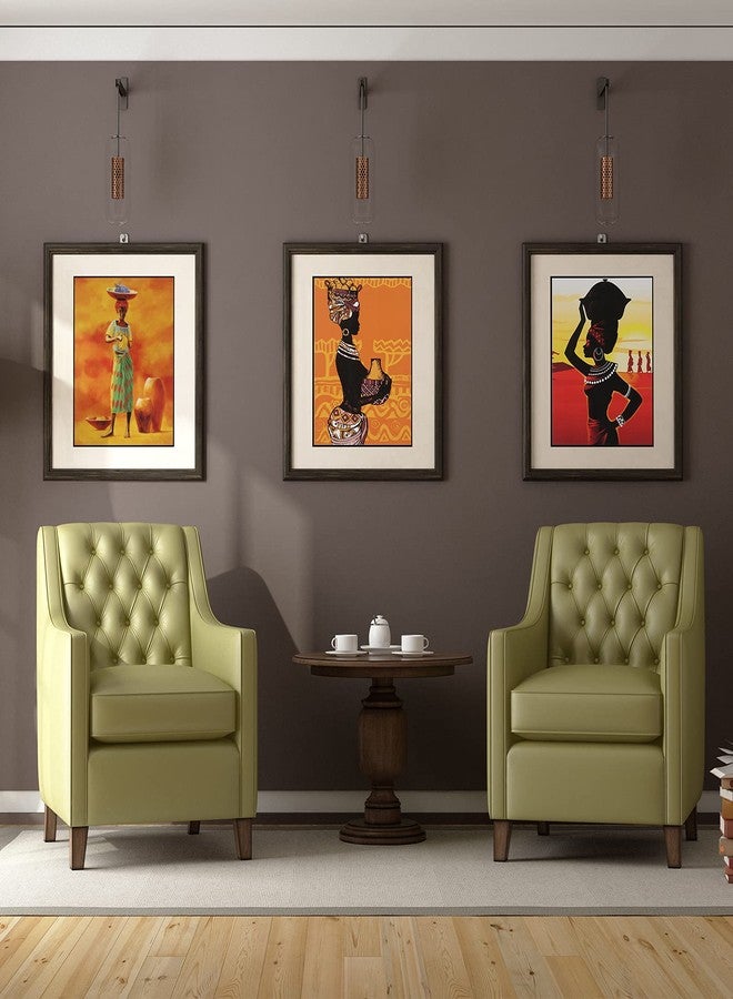Tenare 9 Pcs African American Wall Art Black Women Canvas Wall Decor African American Pictures Painting Ethnic Ancient Poster for Juneteenth Living Room Bedroom Bathroom Unframed, 8 x 10 Inch - Image 2