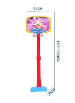 JSAITOYS Preschool Plastic Removable Mini Adjustable Basketball Hoop Toddler Indoor Kids Portable Baby Basket Ball Stands  - Image 2