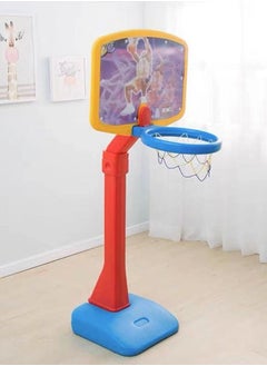 JSAITOYS Preschool Plastic Removable Mini Adjustable Basketball Hoop Toddler Indoor Kids Portable Baby Basket Ball Stands  - Image 1