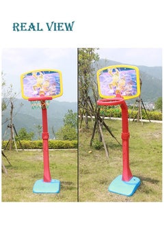 JSAITOYS Preschool Plastic Removable Mini Adjustable Basketball Hoop Toddler Indoor Kids Portable Baby Basket Ball Stands  - Image 5