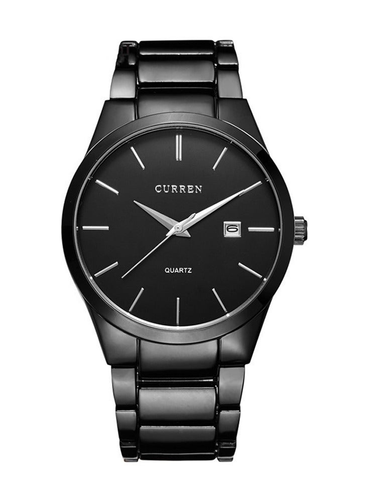 CURREN CURREN Fashion Simple Mens Watch Slim Steel Strap Waterproof Wristwatch for Men Quartz Business Watches Male Calendar Clock - Image 1