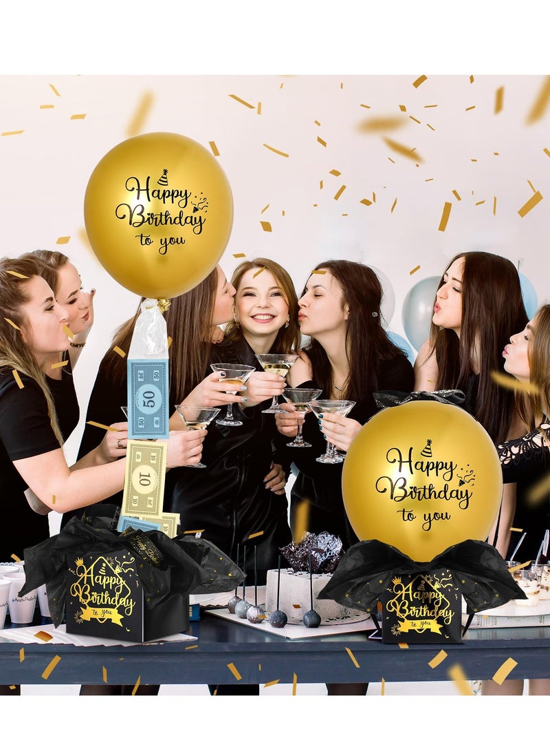 Excefore Money Box for Cash Gift Pull, for Cash Birthday Funny Pull Money Balloon Surprise Kit, Money Gift Box Pull, Balloon Surprise kit, Money Pull Out Gift Box for Wife, Girlfriend, Mother, Friend - Image 5