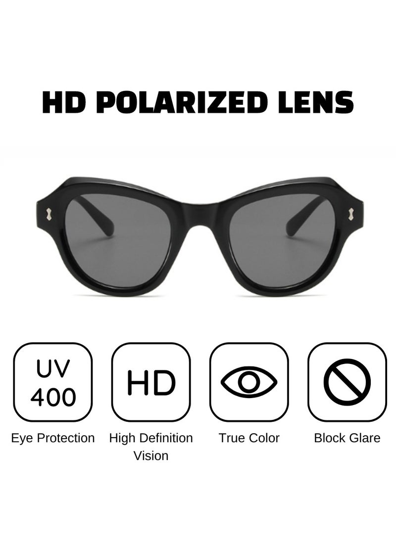 Urban Utility - Cat Eye Sunglasses Trendy Vintage Style Shades with UV400 Protection Cute Eyewear Retro Chic Fashion Accessory - Image 1