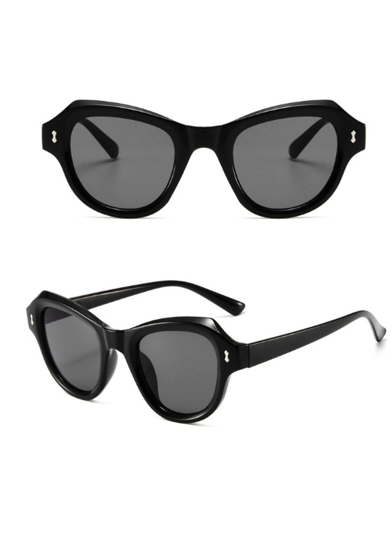 Urban Utility - Cat Eye Sunglasses Trendy Vintage Style Shades with UV400 Protection Cute Eyewear Retro Chic Fashion Accessory - Image 1