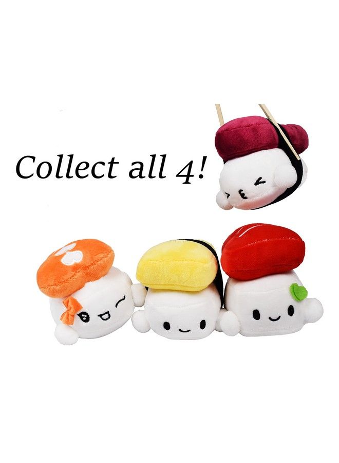 Mango Steam Soft Stuffed Cute Kawaii Sushi Plush Stuffed Animal Pillow Toy (Large 10 Inches Egg) - Image 5
