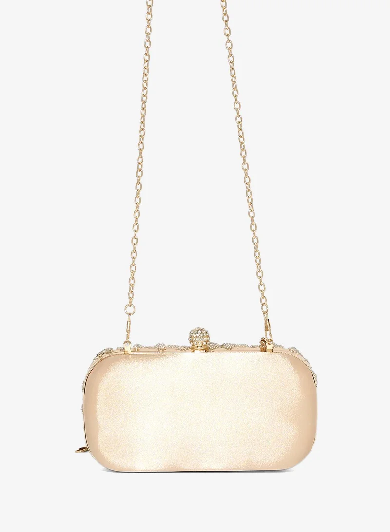 Khizana  Diamante Floral Detail Clutch Bag for Women | Best Price UAE