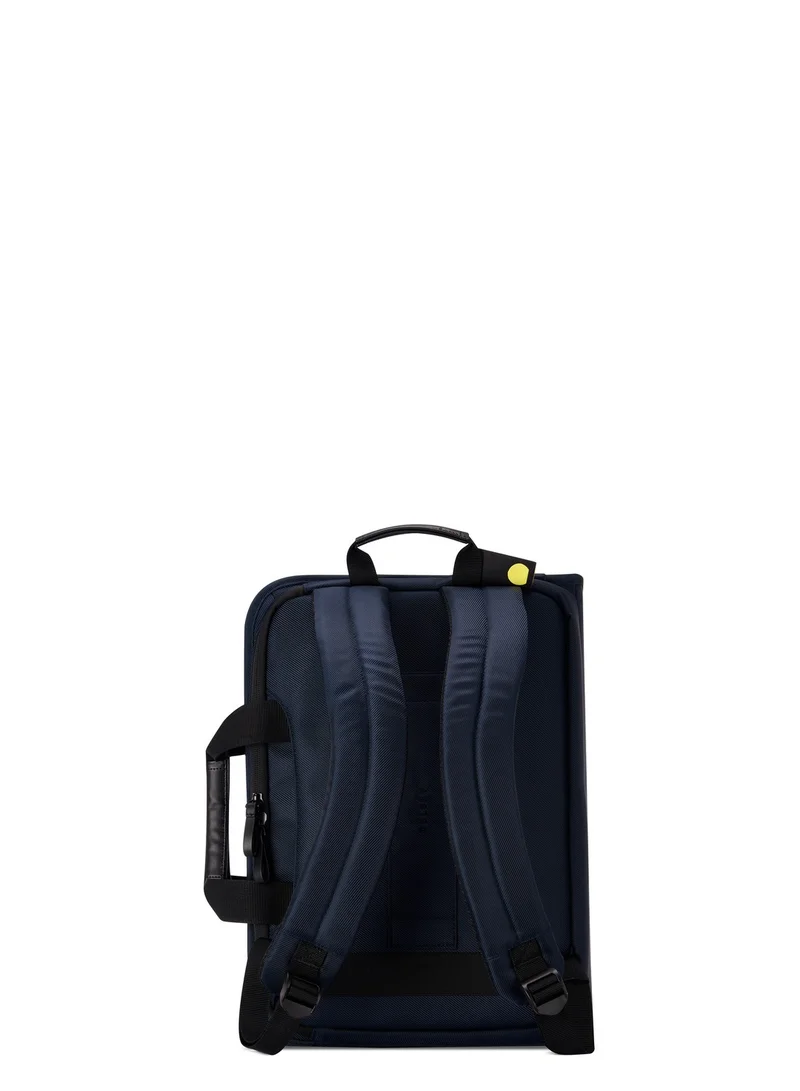 DELSEY Paris Arche 2 Compartment Satchel Backpack Laptop Protection 15.6 inch Navy Blue - 00120016302