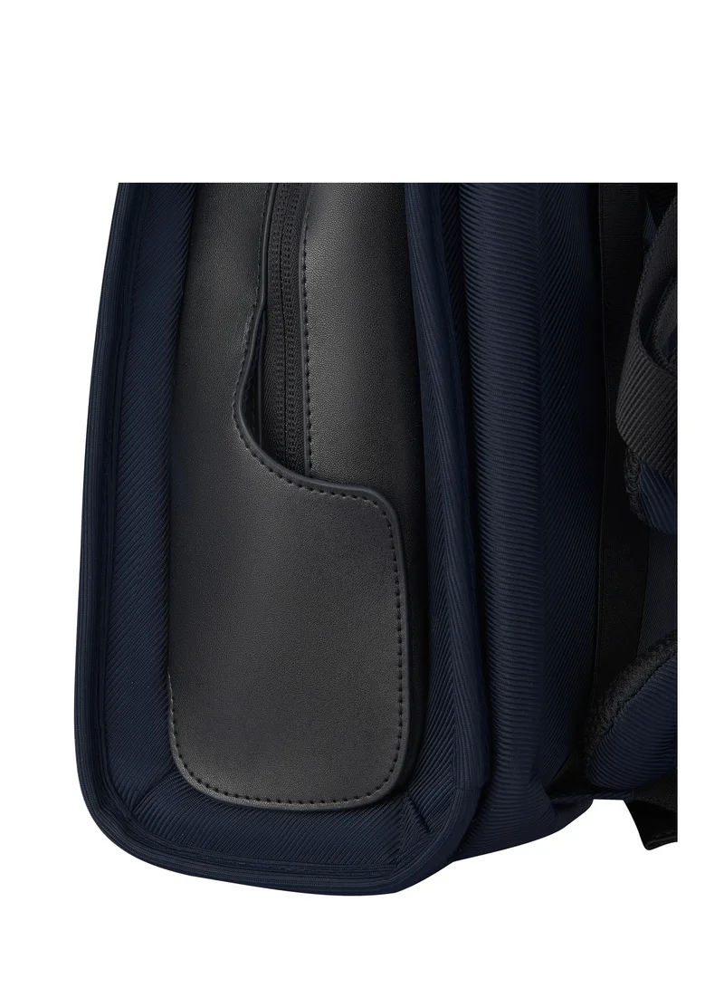 DELSEY Paris Arche 2 Compartment Satchel Backpack Laptop Protection 15.6 inch Navy Blue - 00120016302