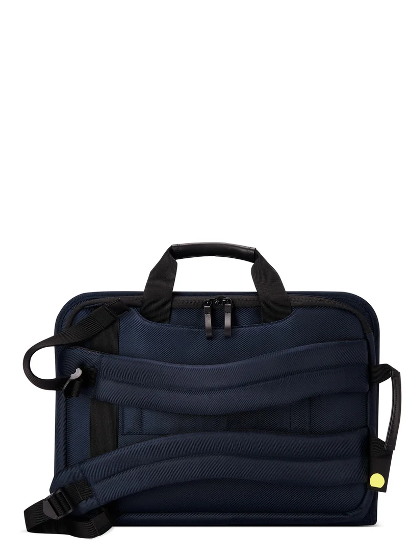 DELSEY Paris Arche 2 Compartment Satchel Backpack Laptop Protection 15.6 inch Navy Blue - 00120016302