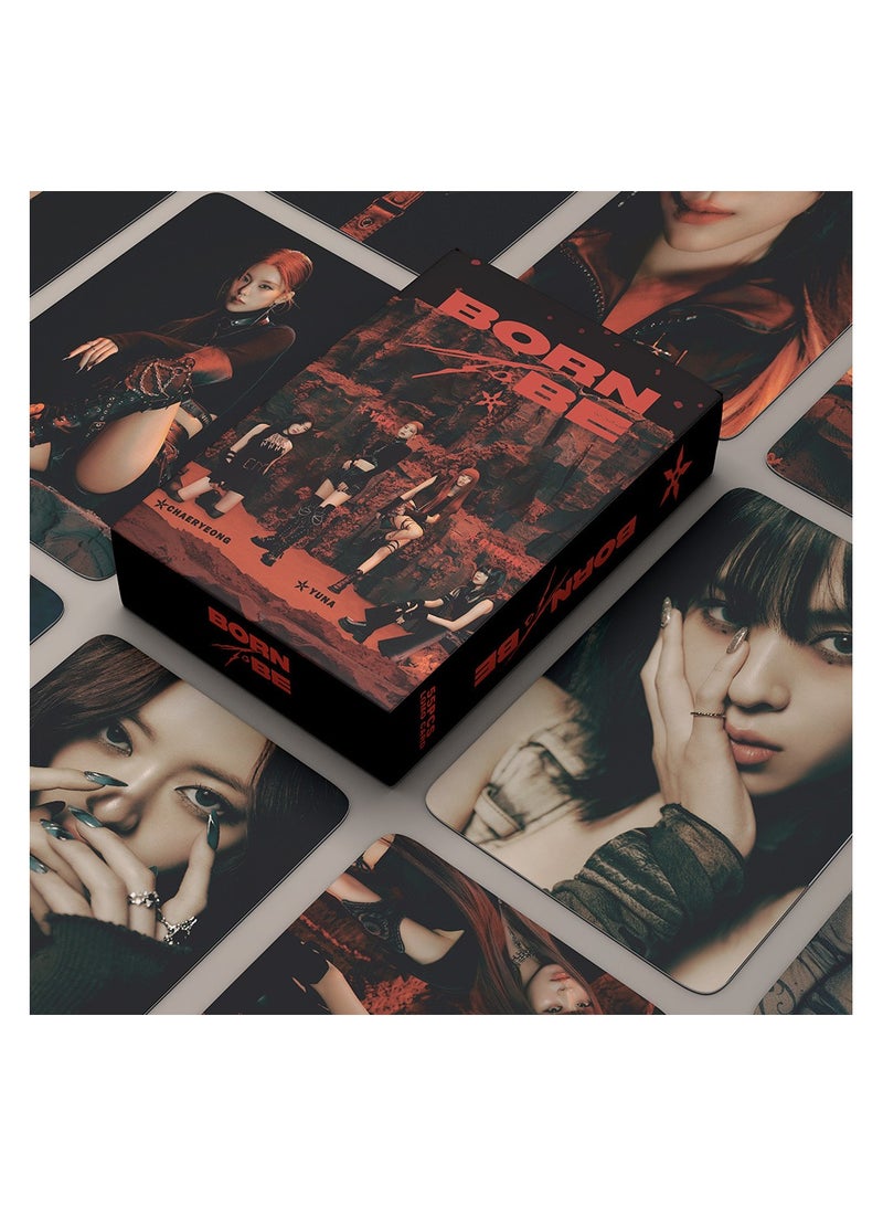 NIBEMINENT 55 Pcs Kpop ITZY BORN Lomo Cards Card For Fans Collection Gifts - Image 2
