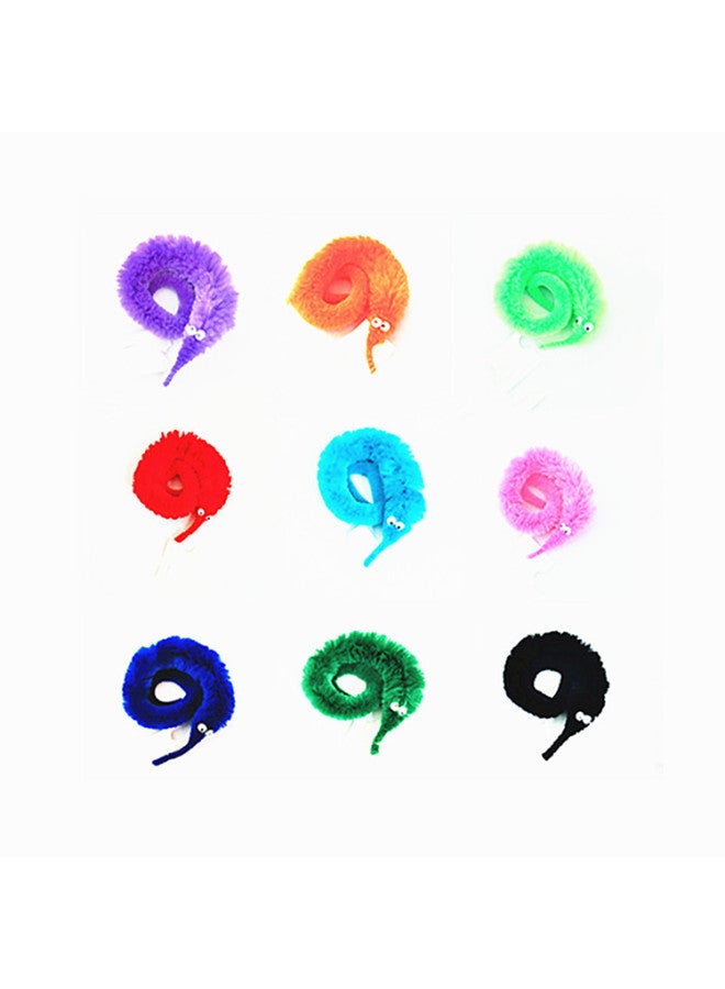 Magic Worm Twisty Toy Prank Props Caterpillar Mermaid Magic Tricks Novelty Toys Funny Pranks Gag Gifts-Color:Mixed (note Color, Single Price))  - Image 2