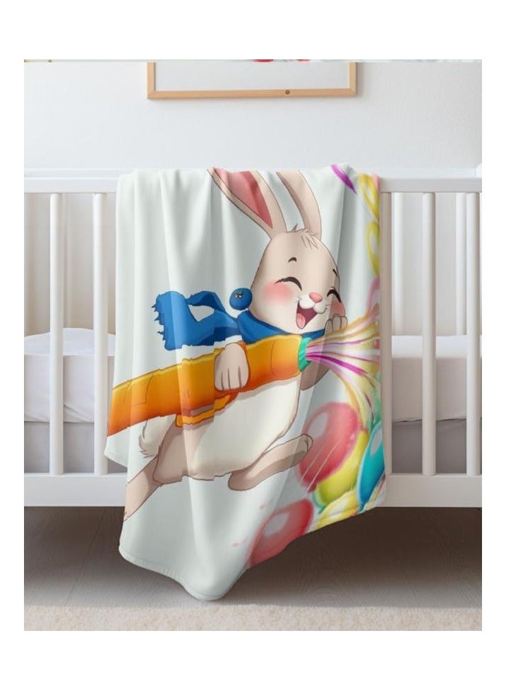 عام بطانية رقيقة من الفانيلا الكرتونية للأطفال أو الطلاب (دافئة ومريحة ومناسبة للنوم والألعاب) 100 سم * 150 سم - 432 - Image 4