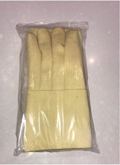Generic Yellow Gloves for Removing Plugs Lifting Ceramic Kiln Welding - Orton Ceramic  - Image 2