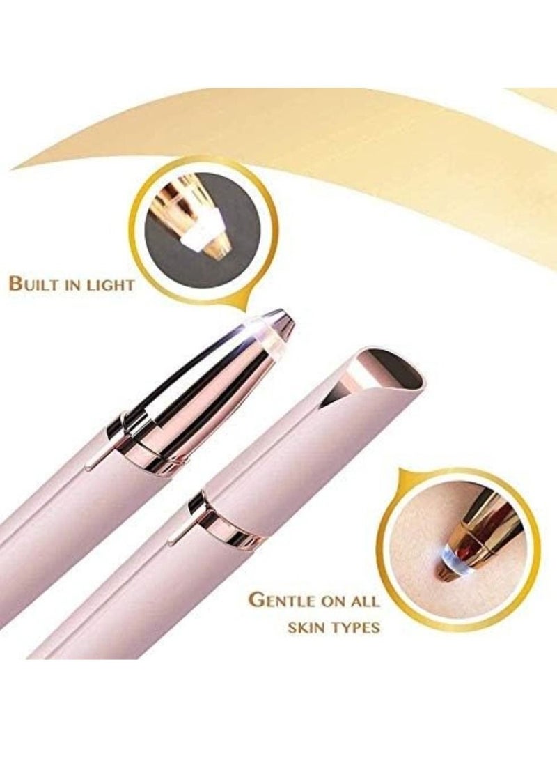 مزيل شعر الحواجب الكهربائي مع ضوء للنساء - Image 3