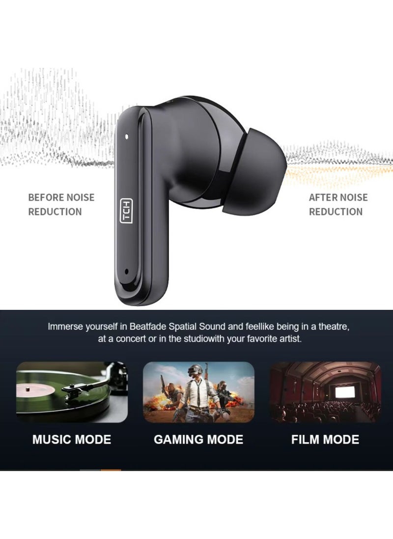 D6 Sound Hunt TWS Wireless Earbuds Noise Cancellation– Hybrid 6" MIC, ANC+ENC, Bluetooth 5.4, 6-7H Playtime, HiFi Boom Bass, 10mm Drivers, IPX5 Water Resistant, Touch Controls, Hands-Free Calls - pzsku/Z2DF41CA84329342A5E32Z/45/_/1737640262/82881f27-eb2c-4be2-b7d1-0f8c7cb6f417
