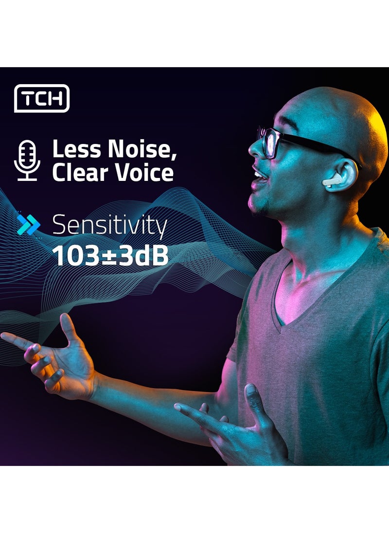 D6 Sound Hunt TWS Wireless Earbuds Noise Cancellation– Hybrid 6" MIC, ANC+ENC, Bluetooth 5.4, 6-7H Playtime, HiFi Boom Bass, 10mm Drivers, IPX5 Water Resistant, Touch Controls, Hands-Free Calls - pzsku/Z2DF41CA84329342A5E32Z/45/_/1737640263/ff5abf23-840c-4110-975a-451fc102846c