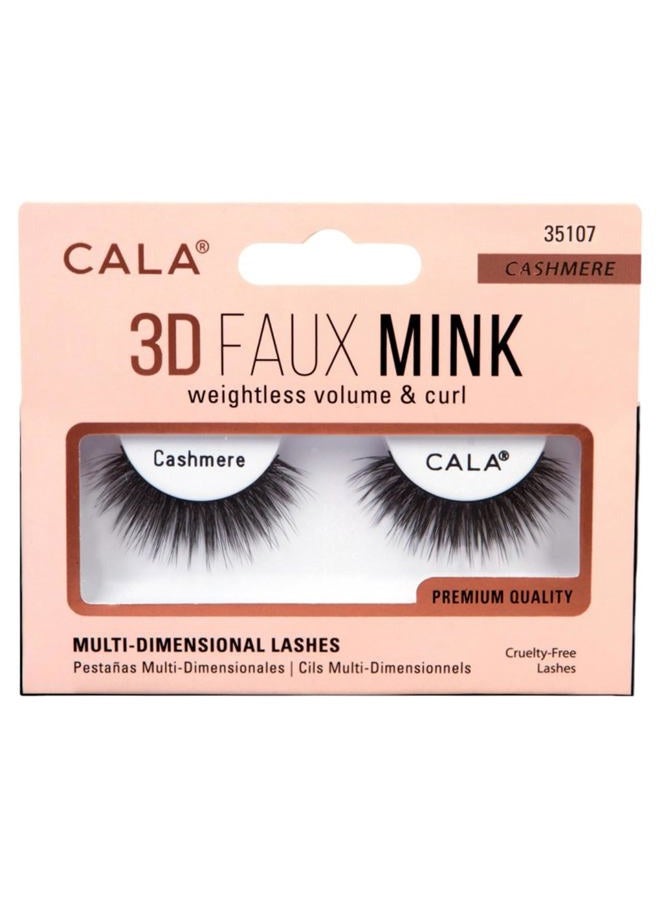 CALA 3D FAUX MINK LASHES: CASHMERE - Image 1