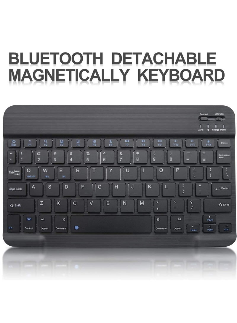 Gravity Keyboard Case for iPad Air 4th Generation 10.9 2020 with Pencil Holder,PU Leather Auto Wake/Sleep Smart Cover with BT Detachable Keyboard,Compatible with iPad 10.9 inch/Pro 11 inch -Black - Image 4