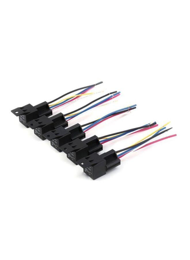 Loquat 5-Piece Automotive Relay With Harness Socket Wires - Image 2