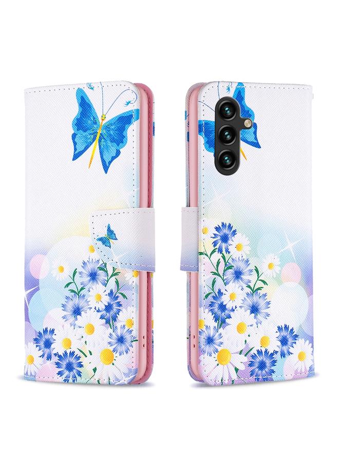 اس-توب جراب هاتف جلدي بنمط رسم ملون لهاتف Samsung Galaxy A05s - Image 1