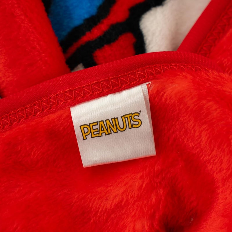 Franco Collectibles Peanuts Snoopy & Woodstock Holiday Christmas Super Soft Cozy Plush Throw  40 in x 50 in  (Official Peanuts Product) - Image 4