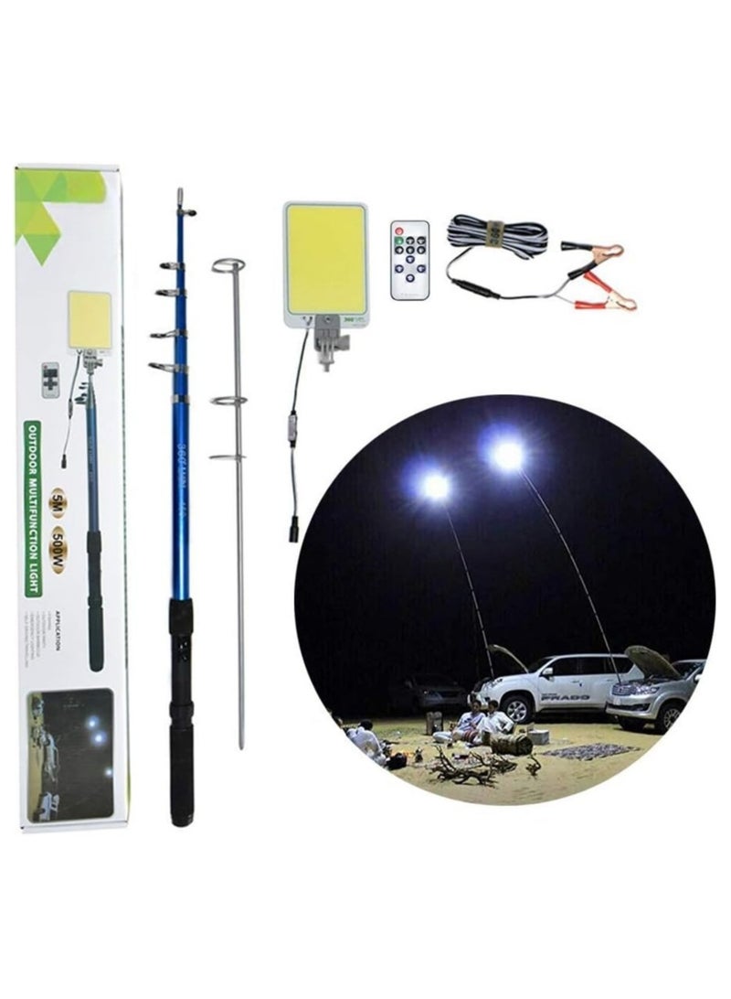 Portable Outdoor Multifunction Led Storage  Lantern Camping Lamp Light with Remote Control for Car Travel Self Driving Travel for Fishing Outdoor - Image 3