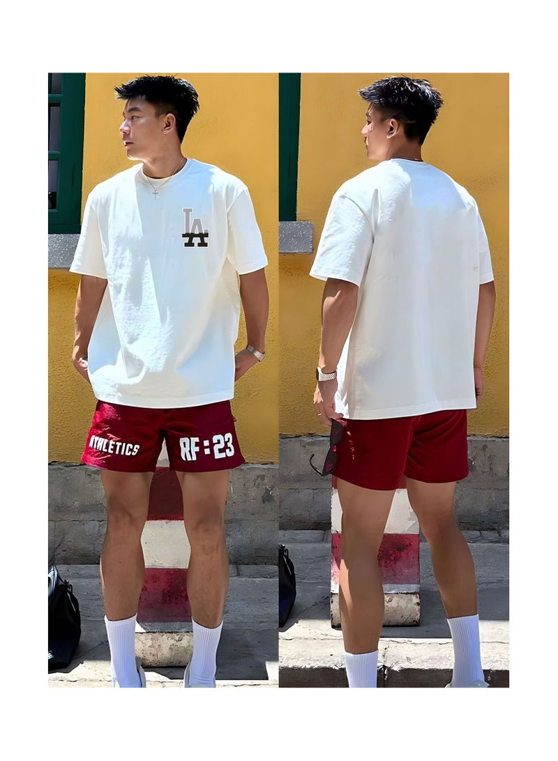 Summer Fashion Printed Short Sleeve T-shirt For Men  - Image 1
