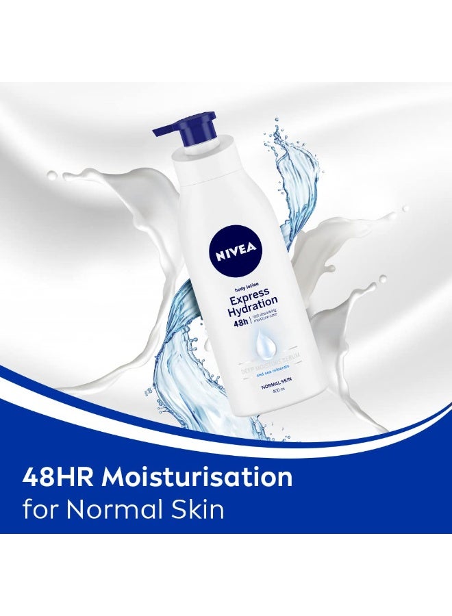 Nivea Express Hydration Body Lotion 5-in-1 Complete Care for Normal Skin 400ml