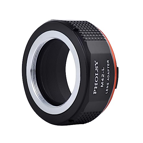 PHOLSY Lens Mount Adapter M42 to L Compatible with M42 42mm Screw Mount Lens to Leica L Mount Camera Body Compatible with Leica SL2, SL2-S, CL, TL2, Lumix S5, S1, BS1H, Sigma fp, fp L - Image 5