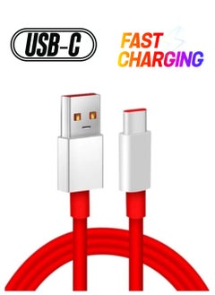 "Ultra-Fast USB Type-C Charging Cable Compatible with OnePlus 11, 10 Pro, 9, 10T, 9R, 10R, 9RT, 8T, 8, 7T, 7, 6, 6T, Pro, 5T, Nord, N20 SE, N10, N300, CE 2, Lite 2T, N100, N200"