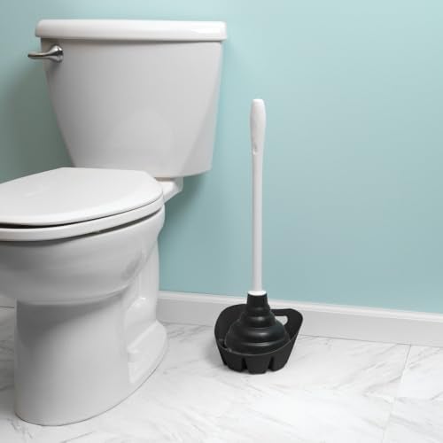 Plumb Craft MAXCLEAN Plunger Tray Black, Universal Design for Most Plungers - Image 2