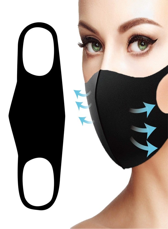 Silstar Washable, Reusable, Breathable, Flexible fit Polyurethane Face Mask for Men & Women fit for Walking, Running, Cycling, Driving etc (Pack of 2) - Image 2