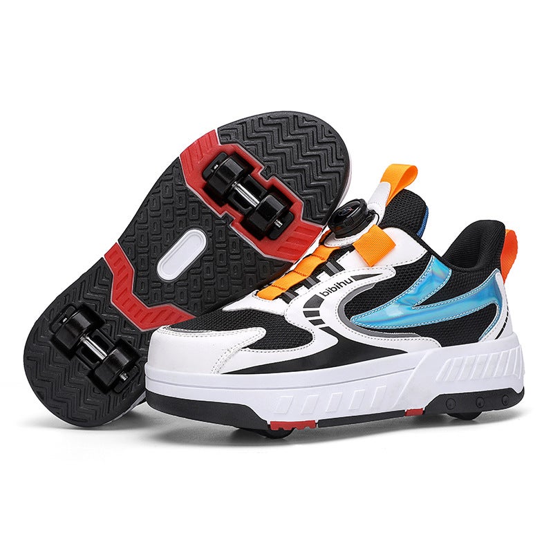 Heelloo Shoes For Girls Invisible Four-Wheel Detachable Children'S Wheel Shoes For Boys And Students Skates Shoes With Wheels - Image 5