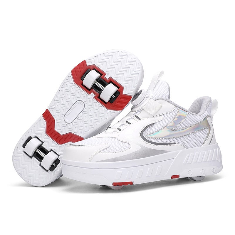 Heelloo Shoes For Girls Invisible Four-Wheel Detachable Children'S Wheel Shoes For Boys And Students Skates Shoes With Wheels - Image 3