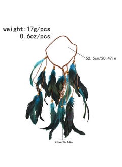 Boho Feather Headbands Indian Gypsy Costume Feather Headpiece Blue Hippie Headband Hair Band Festival Headdress Handmade Feather Hair Accessories (Type A) - pzsku/Z2DF4B88D18AD579B308AZ/45/_/1735567080/577ad83a-b255-43a1-b5ea-1bb93eec55d6