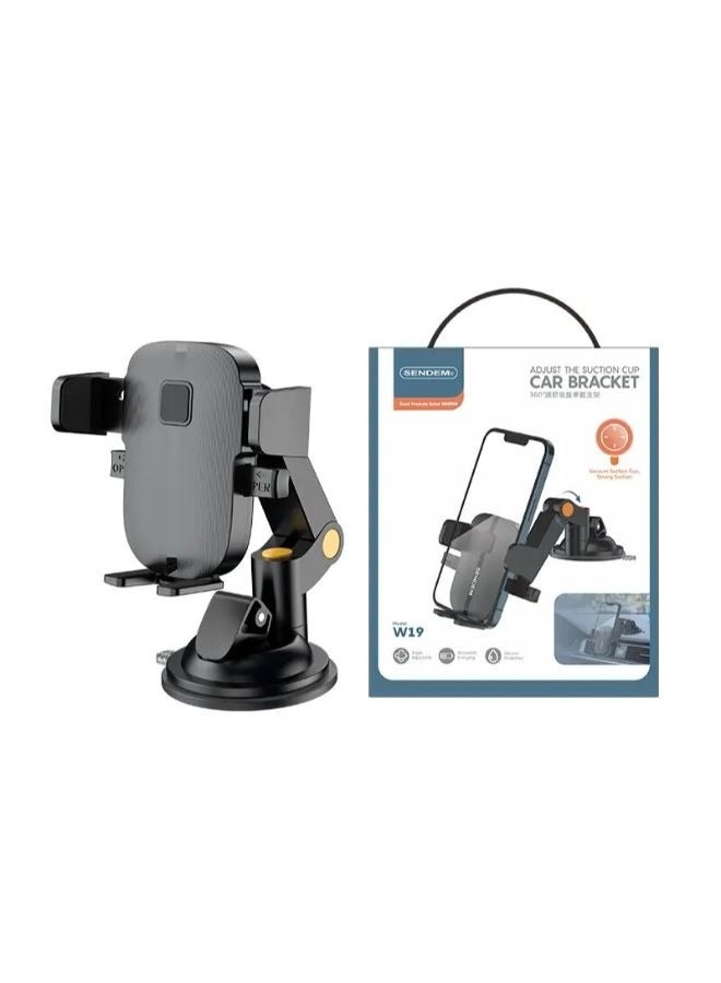 سيندم حامل سيارة بكوب شفط قابل للتعديل - Image 3