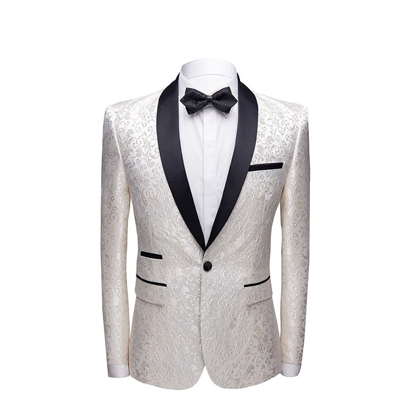 Fashion Floral Cloth Fancy Suit 4 Color Optional Single Western Bulk Suit Number 969 Single Western P160 - Image 2