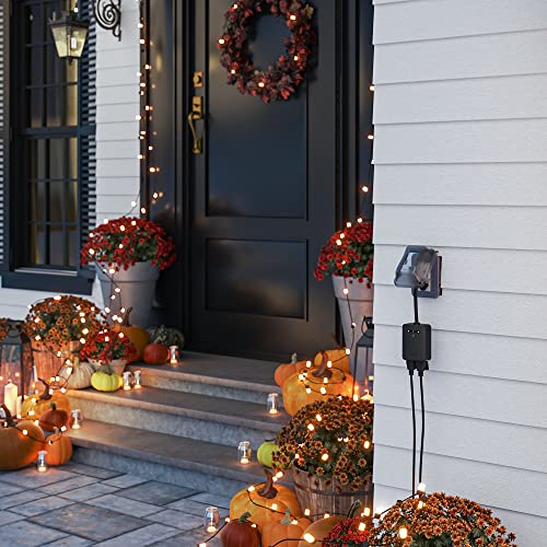 Wyze Plug Outdoor, Dual Outlets Energy Monitoring, IP64, 2.4GHz WiFi Smart Plug, Works with Alexa, Google Assistant, IFTTT, No Hub Required, Black - Image 2