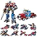 IBLOTIME Transforming Robot Building Sets Easter 8 in 2 Robot Vehicle Models 769 PCS Creative Assembly Display Gift Christmas Birthday Ages 14 - Image 3