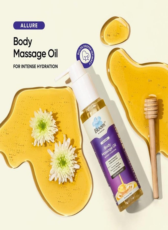 Bloom by Boldcare Bloom by Bold Care Sensual Massage Oil | For Couples Massage | Reduces Fatigue and Stress | Hydrates Skin | Builds Connections | Natural Massage Oil with Pure Honey | For Sensitive Skin | (120 ml) - Image 2